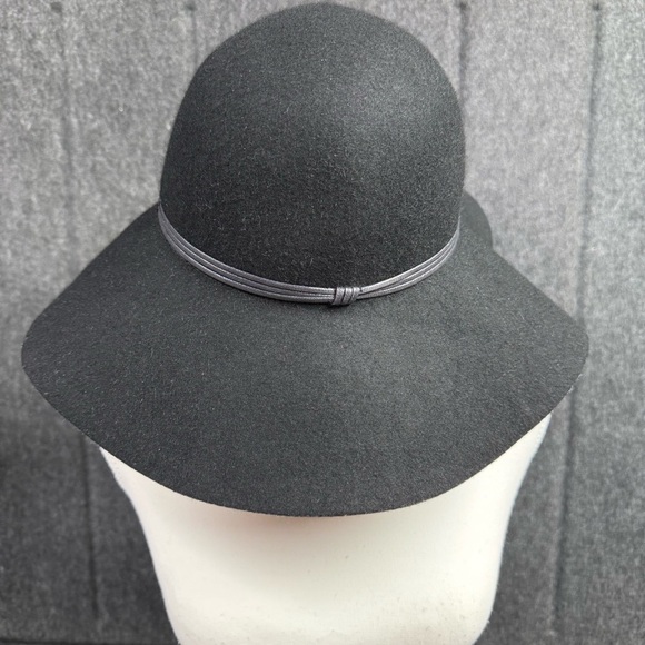 Nordstrom Elegant Black Wide-Brim Hat - Picture 3 of 4